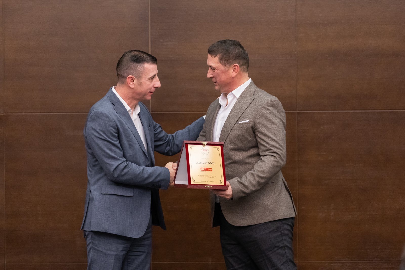 Zahvalnica CEDIS-u za doprinos parasportu